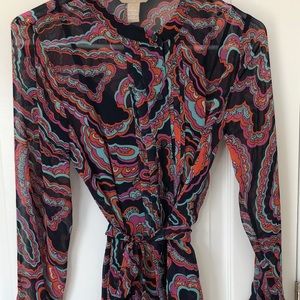 Banana republic paisley dress